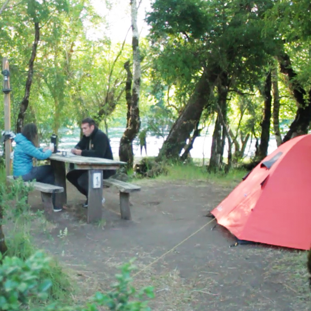 Camping Pucón cabañas en la comuna de Pucón.